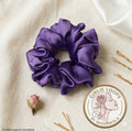 Lavender Luxe Satin Cloud Scrunchie